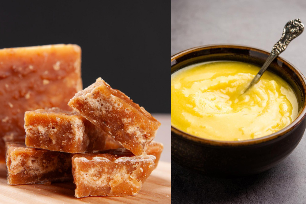 Jaggery Mixed with Desi Ghee